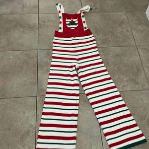 Womens Ugly Christmas Sweater Romper size Medium